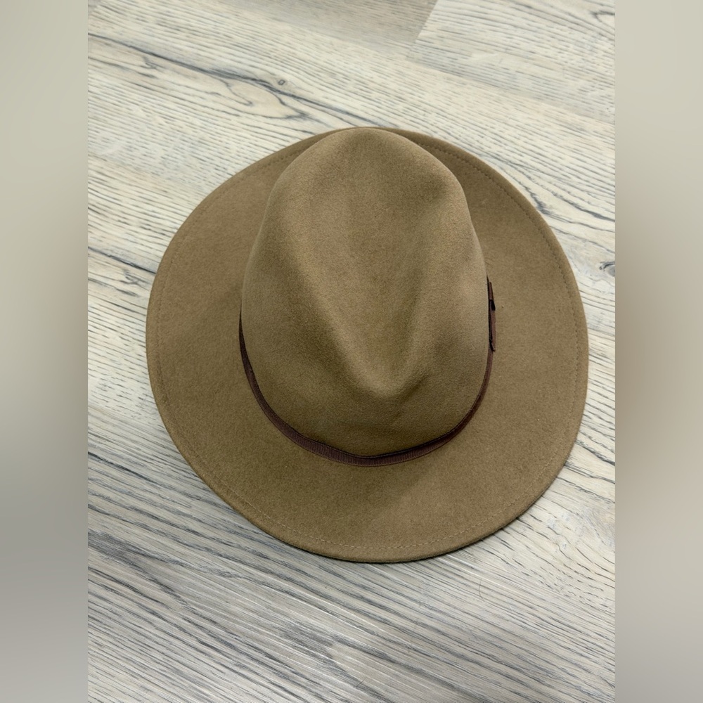 Country Gentlemen Light Brown Fedora 100% Wool Lite Felt Size M - Never Worn - Picture 5 of 11